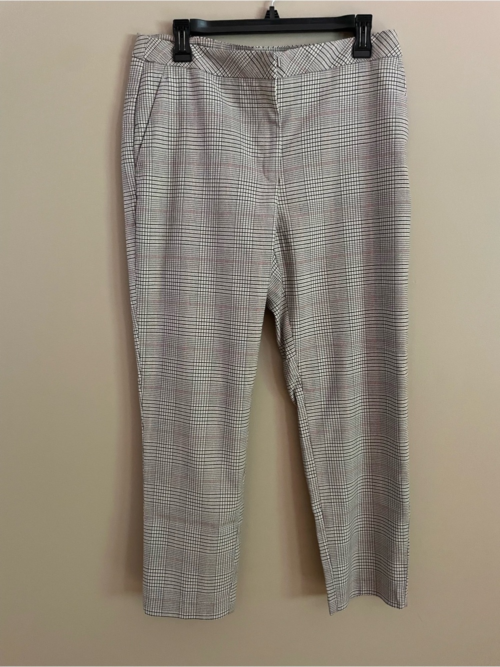 H&M Plaid Tailored Ankle Pants